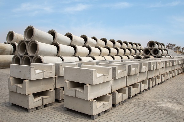 concrete pipes